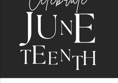June Teenth celebration graphic with ILIT Open Space Programming logo.